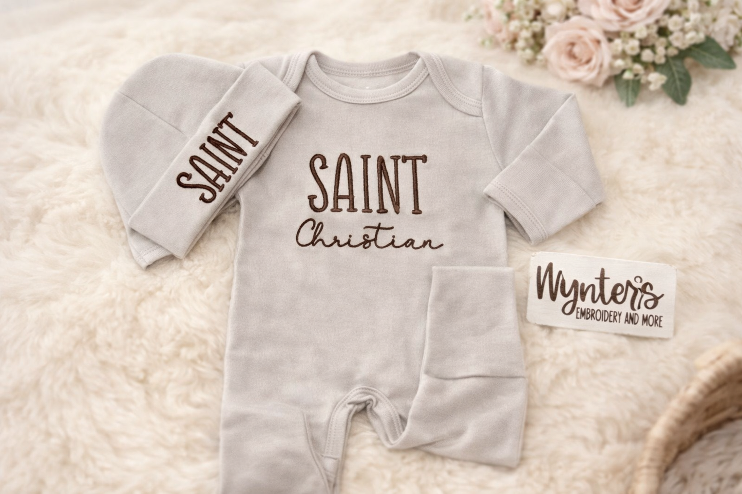 Personalized Baby Welcome Home Outfit