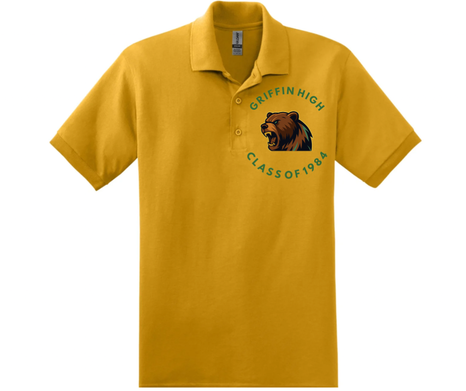 Griffin High School Embroidered Polo Shirt W/ Logo