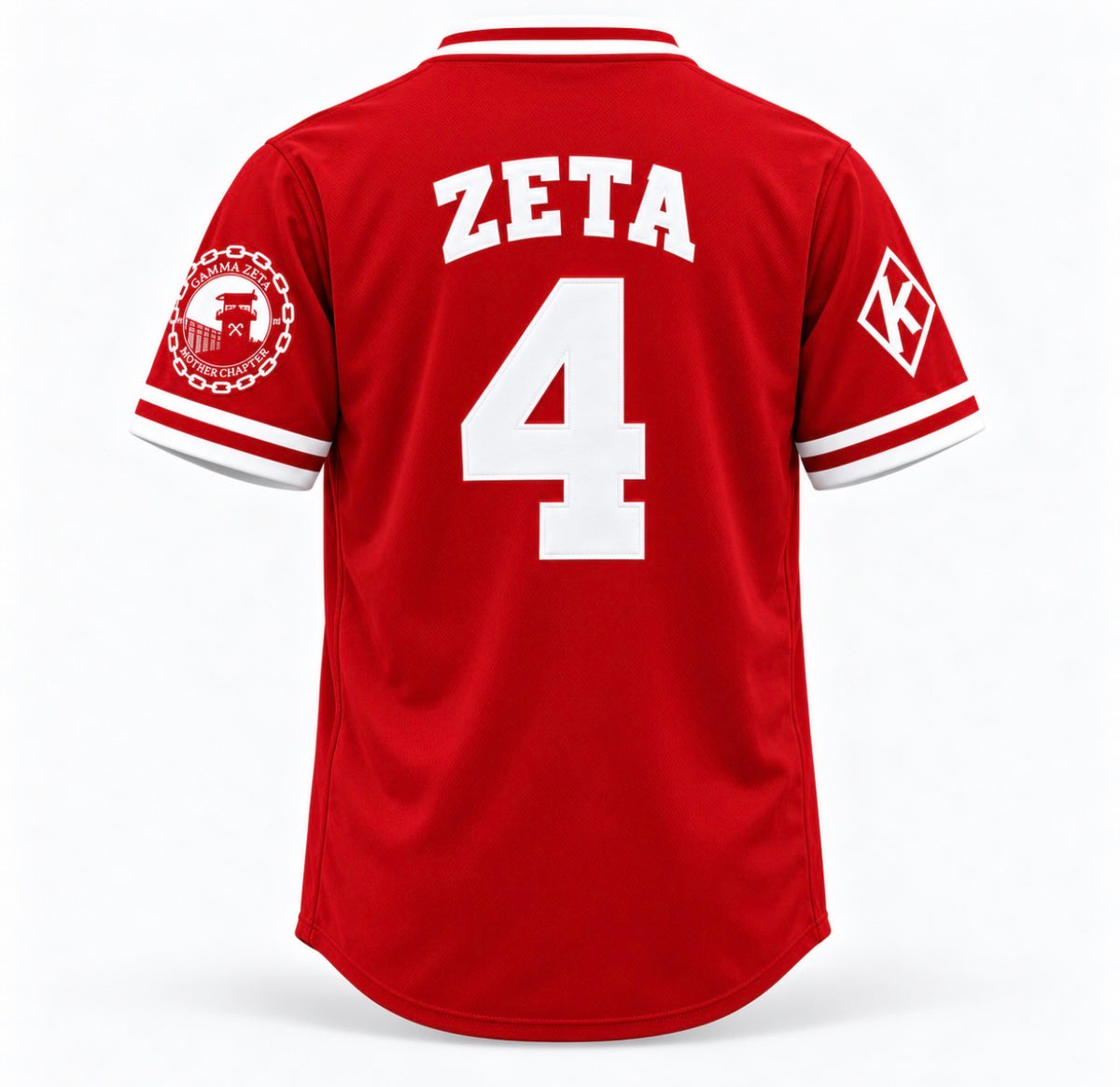 Embroidered Gamma Zeta Custom Jersey