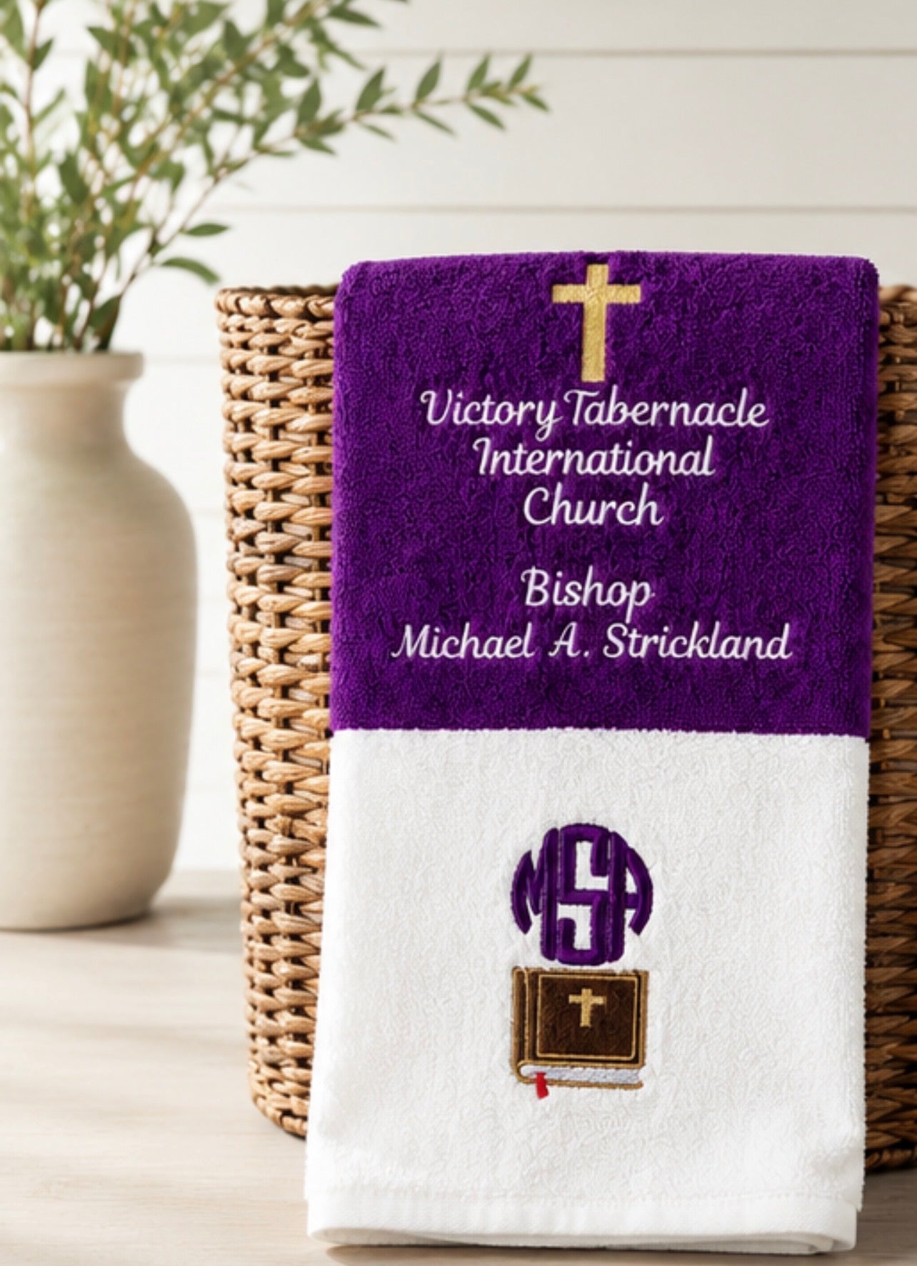 Embroidered Hand Towel