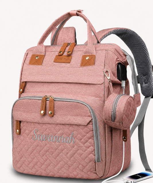 Embroidered Personalized Baby Bag