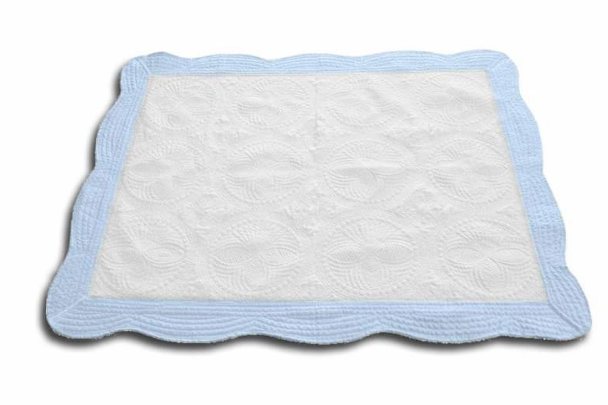 Embroidered Personalized Heirloom Quilt W/Applique Design