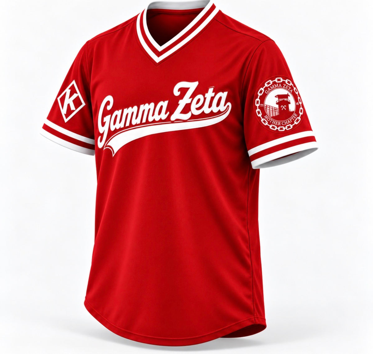 Embroidered Gamma Zeta Custom Jersey