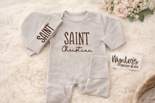 Personalized Baby Welcome Home Outfit