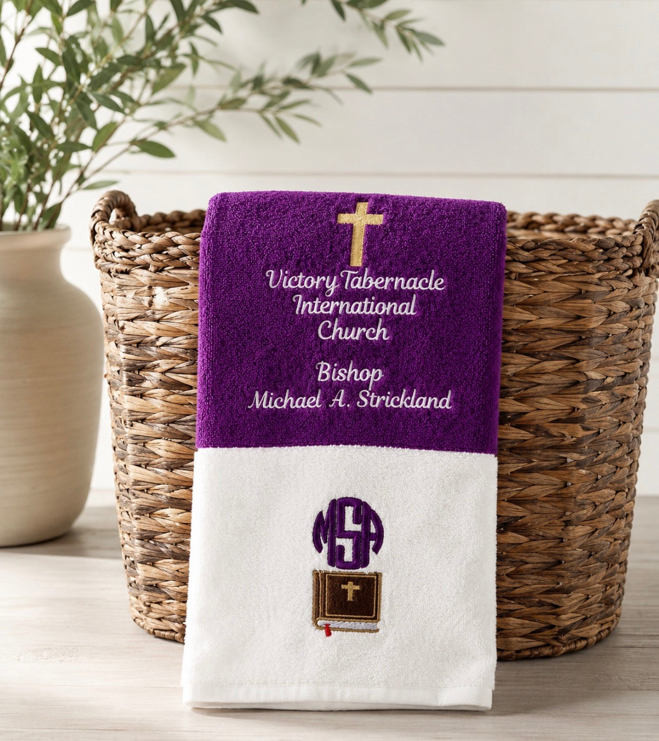 Embroidered Hand Towel