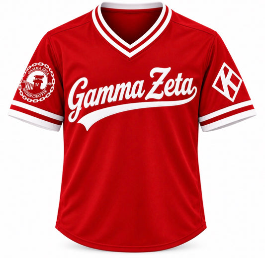Embroidered Gamma Zeta Custom Jersey