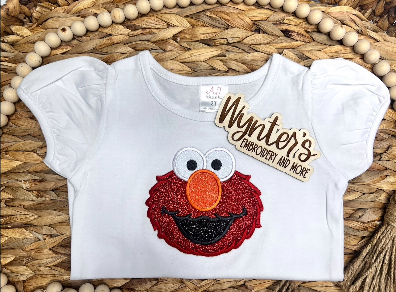 Embroidered Elmo T-shirt