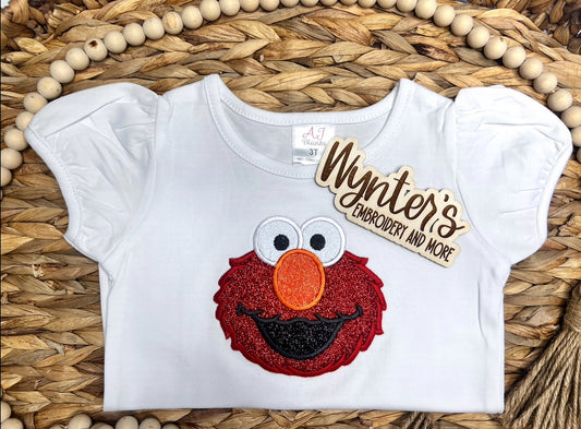 Embroidered Elmo T-shirt